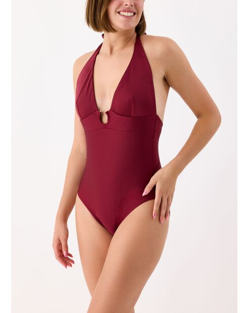 Costume da bagno intero Venus prugna