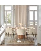 Table ronde Cep naturelle - 157x157x75cm
