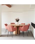 Table ronde Cep naturelle - 157x157x75cm