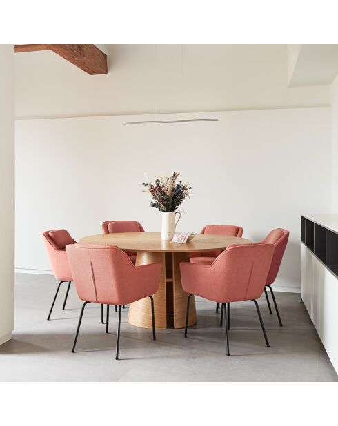 Table ronde Cep naturelle - 157x157x75cm