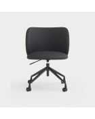 Silla de ruedas Mogi 107-9035 negra - 59x56x49/81cm