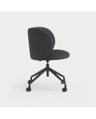 Silla de ruedas Mogi 107-9035 negra - 59x56x49/81cm