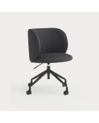 Silla de ruedas Mogi 107-9035 negra - 59x56x49/81cm