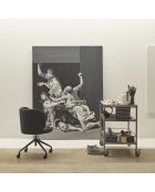 Silla de ruedas Mogi 107-9035 negra - 59x56x49/81cm