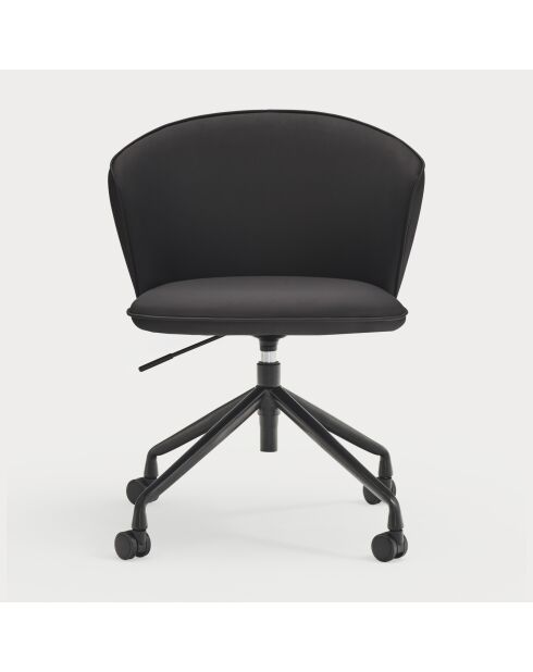 Chaise à roulettes Add 107-9035 noire - 56x58x48/81cm