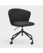 Sedia a rotelle Add 107-9035 nera - 56x58x48/81cm