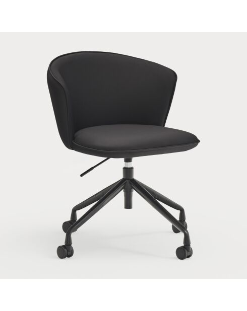 Chaise à roulettes Add 107-9035 noire - 56x58x48/81cm