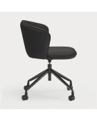 Sedia a rotelle Add 107-9035 nera - 56x58x48/81cm