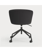 Sedia a rotelle Add 107-9035 nera - 56x58x48/81cm