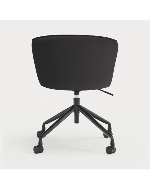Chaise à roulettes Add 107-9035 noire - 56x58x48/81cm
