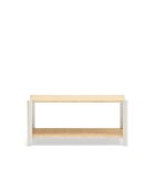 Libreria 2 ripiani crema - 125,5x42,5x59cm