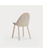 2 chaises Uma naturel clair - 46x51x45/81cm