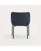 2 chaises Mogi 66164 bleu marine - 59x56x49/81cm