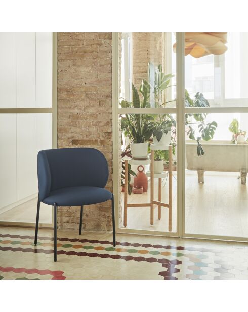 2 Mogi Stühle 66164 marineblau - 59x56x49/81cm