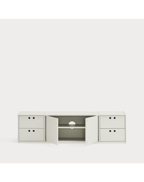 Wally creme tv-meubel - 157x40x42cm