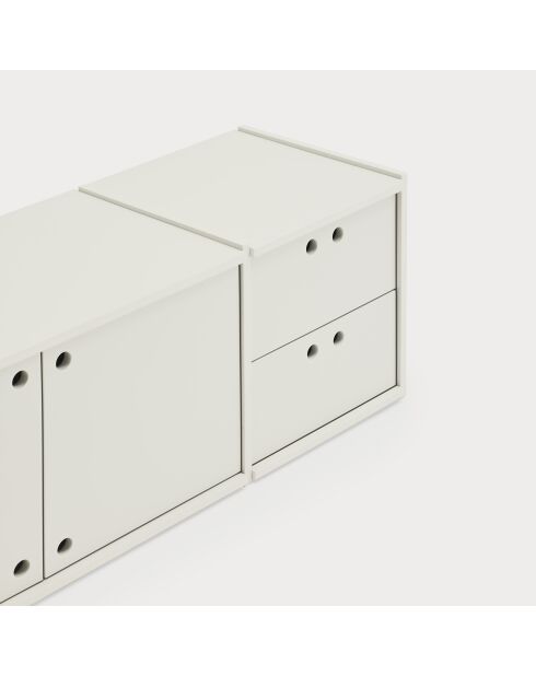 Wally creme tv-meubel - 157x40x42cm