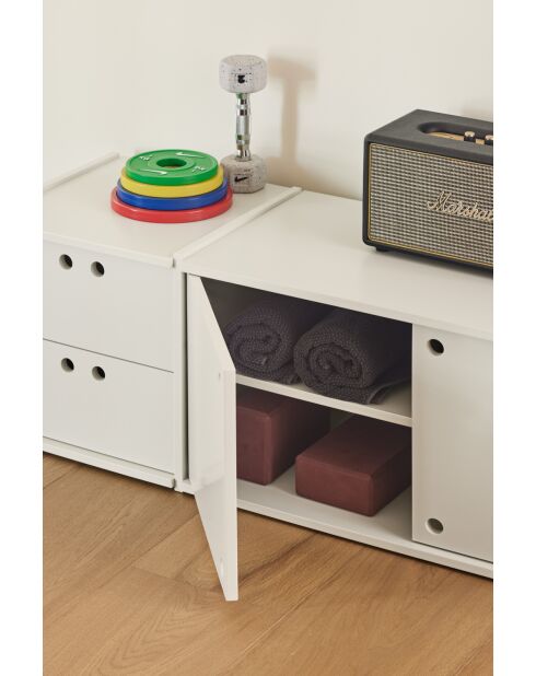 Wally creme tv-meubel - 157x40x42cm