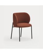 2 chaises Mogi 63089 rouge brique - 59x56x49/81cm