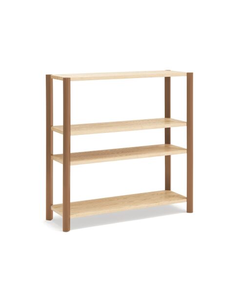 Libreria con 4 ripiani in argilla - 125,5x42,5x128cm