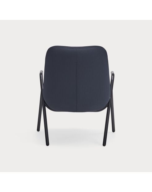 Fauteuil petit format 66201 Dins bleu foncé - 78x77x43/93cm