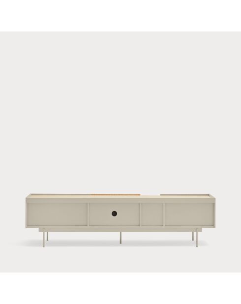 Otto TV-Ständer 2 Türen und 2 Schubladen Sand und Eiche - 180x40x45cm
