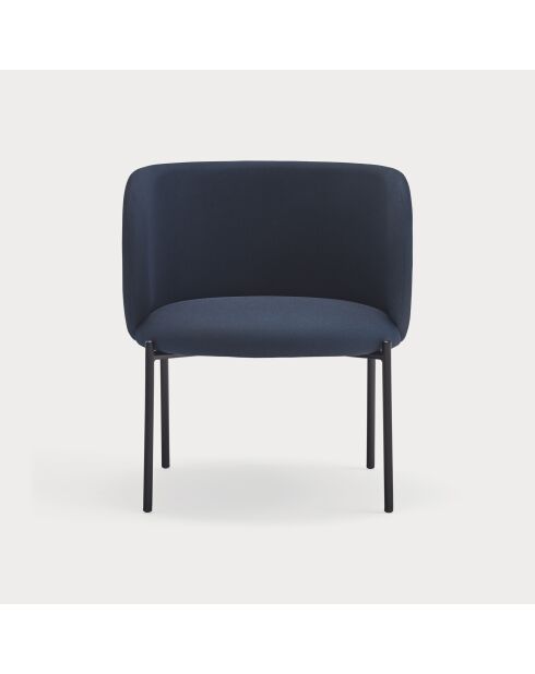 Fauteuil Mogi 66164 bleu marine - 60x65x74/44cm