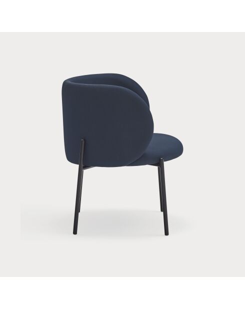 Fauteuil Mogi 66164 bleu marine - 60x65x74/44cm