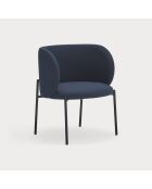 Fauteuil Mogi 66164 bleu marine - 60x65x74/44cm