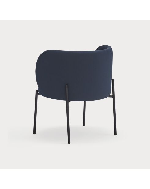 Fauteuil Mogi 66164 bleu marine - 60x65x74/44cm