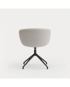 2 chaises avec accoudoirs Add gris clair - 56x58x47/75cm