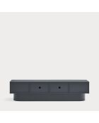 Totem tv-meubel met 4 deuren antracietgrijs - 200x47x50cm