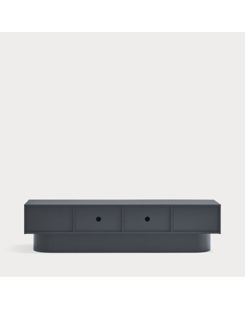 Totem tv-meubel met 4 deuren antracietgrijs - 200x47x50cm