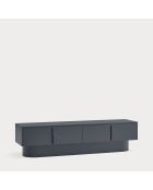 Totem tv-meubel met 4 deuren antracietgrijs - 200x47x50cm