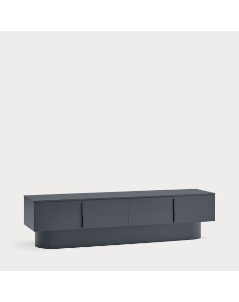 Totem tv-meubel met 4 deuren antracietgrijs - 200x47x50cm