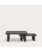Juego de mesa nido Nest negro, 79/64x79/49x30,4/22,4 cm