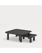 Juego de mesa nido Nest negro, 79/64x79/49x30,4/22,4 cm