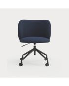 Silla de ruedas Mogi 66164 azul marino - 59x56x49/81cm