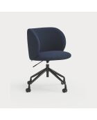 Silla de ruedas Mogi 66164 azul marino - 59x56x49/81cm