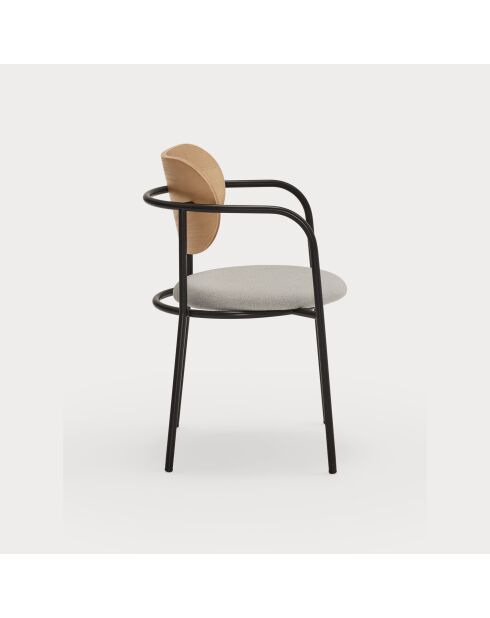 2 chaises Eclipse chêne - 53x52x46/78cm