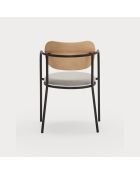 2 chaises Eclipse chêne - 53x52x46/78cm