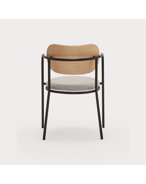 2 chaises Eclipse chêne - 53x52x46/78cm