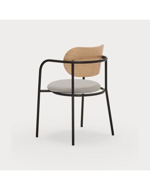 2 chaises Eclipse chêne - 53x52x46/78cm