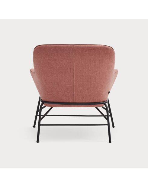 Fauteuil Sadira corail - 88x84x87cm