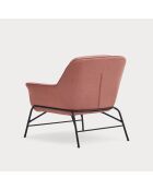 Fauteuil Sadira corail - 88x84x87cm