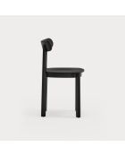 2 chaises Nara noires - 44x45,5x76cm