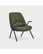 Poltrona piccola 68226 Dins verde scuro - 78x77x43/93cm