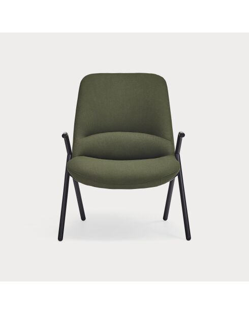 Kleiner Sessel 68226 Dins dunkelgrün - 78x77x43/93cm