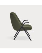 Poltrona piccola 68226 Dins verde scuro - 78x77x43/93cm