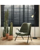 Poltrona piccola 68226 Dins verde scuro - 78x77x43/93cm