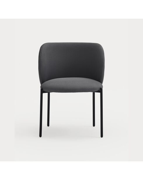 2 Mogi Stühle 60107 dunkelgrau - 59x56x49/81cm